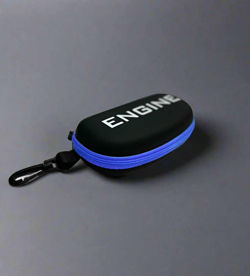 Engine Hard Shell Goggle Case - Blue
