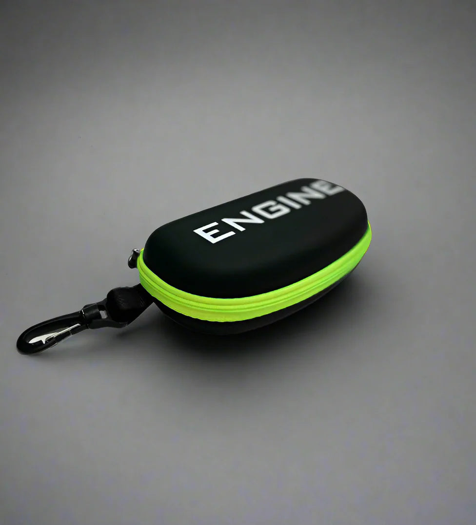 Engine Hard Shell goggle Case - Green