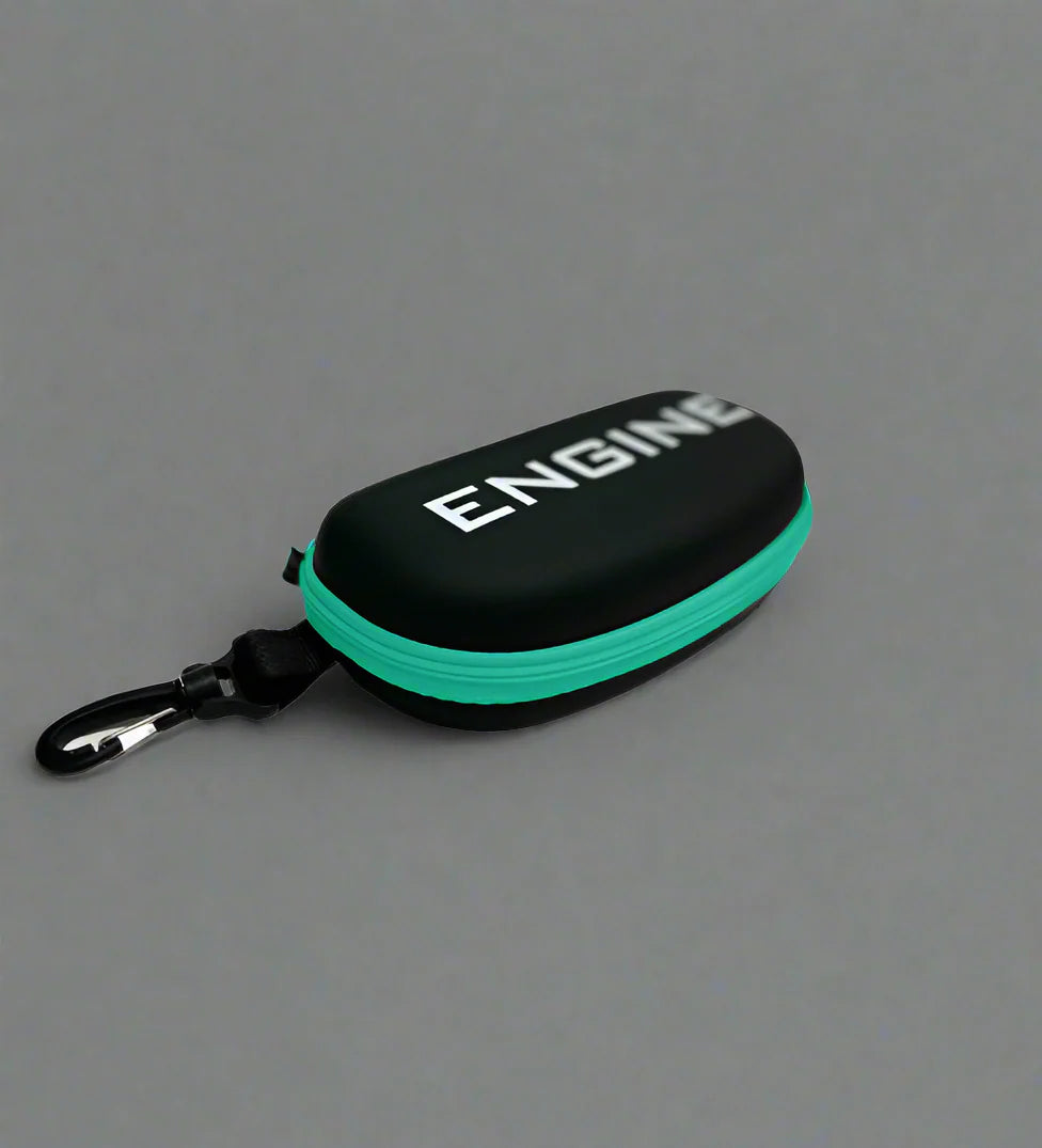 Engine Hard Shell goggle Case - Turqua
