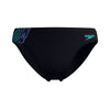 Speedo Mens 7cm Tech Panel Brief - Black Cobalt Pop