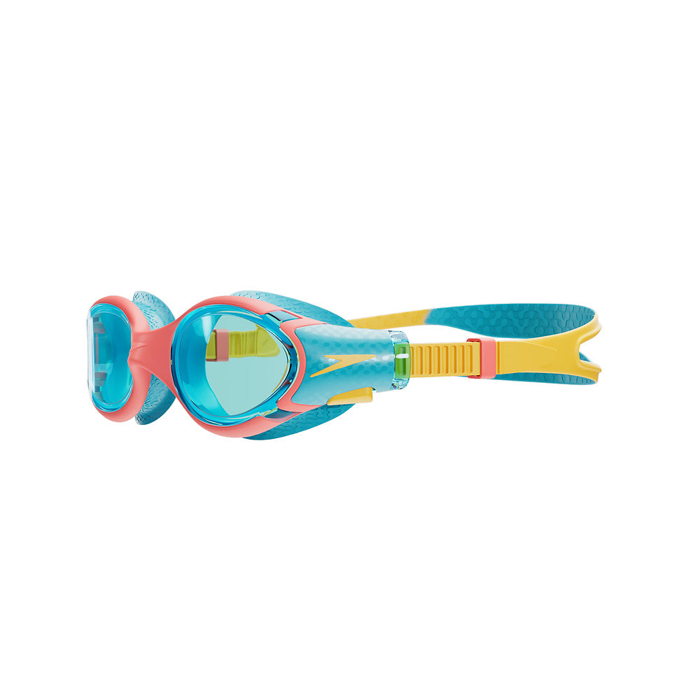 Speedo Junior Biofuse 2.0 Goggle - Mango/Blue/Yellow