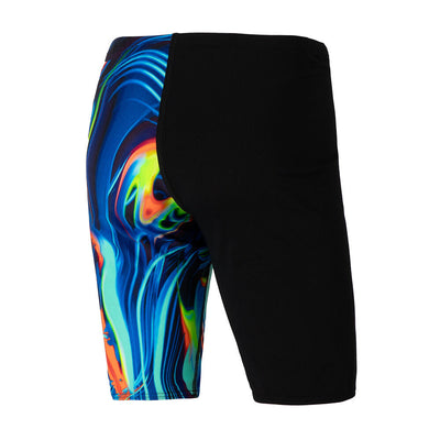 Speedo Boys Allover V-Cut Jammer - Black/Multicolour