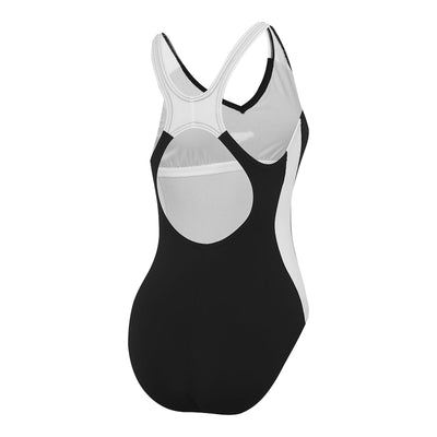 Womens Splice One Piece - Black/White