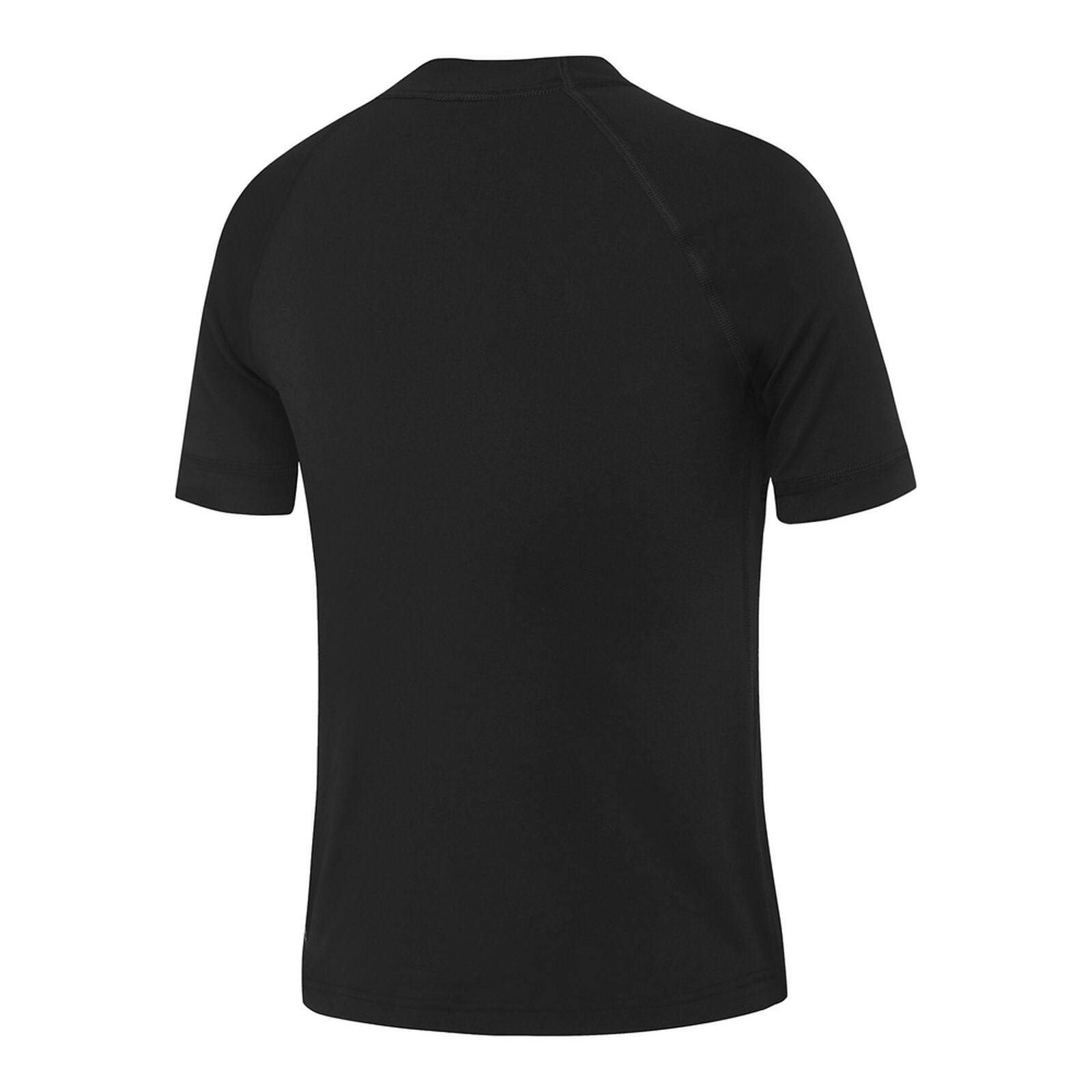 Speedo Boys Logo short sleeve sun top - black