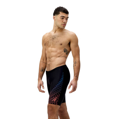 Speedo Mens Medley Logo Jammer - Red