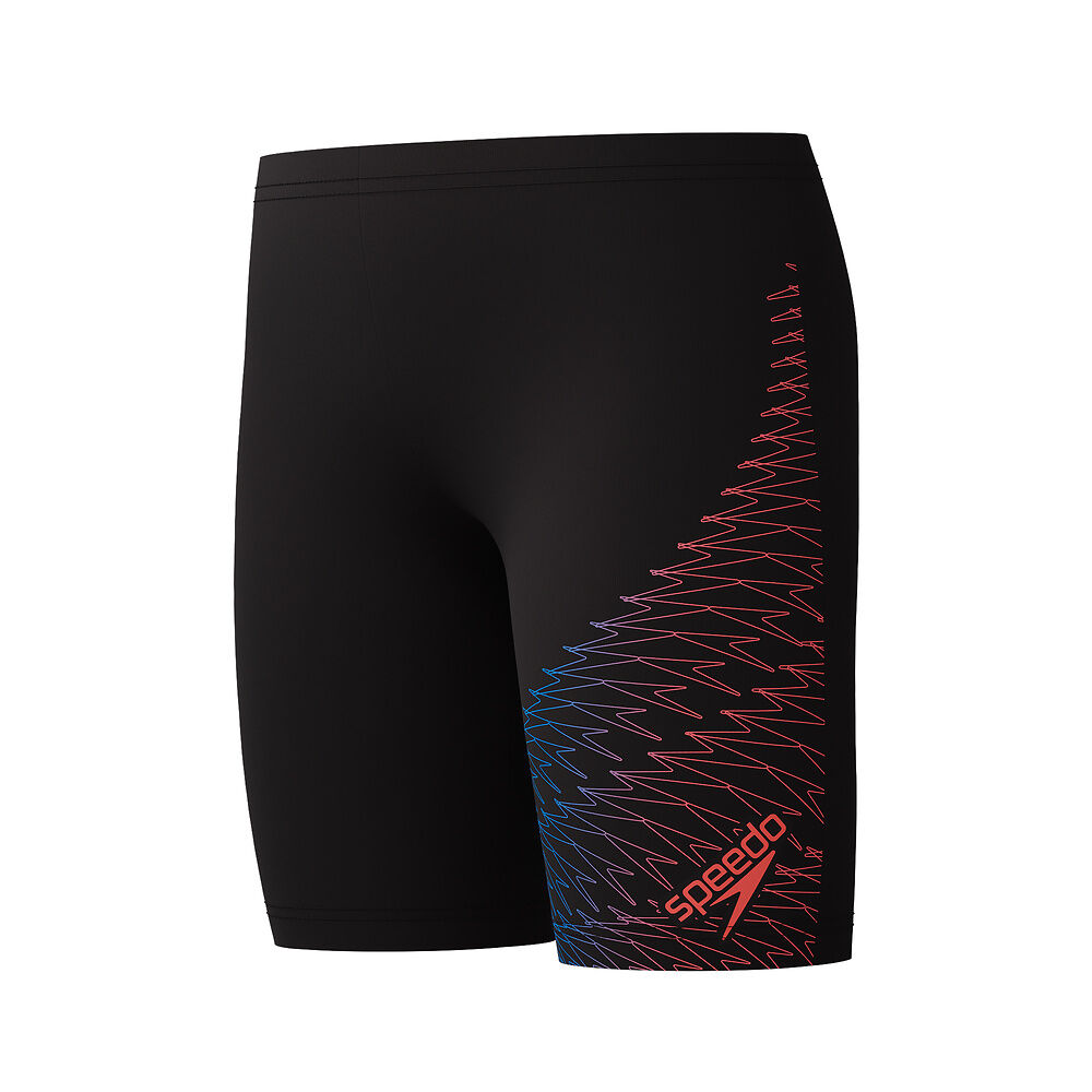 Speedo Boys Medley Logo Jammer - Red