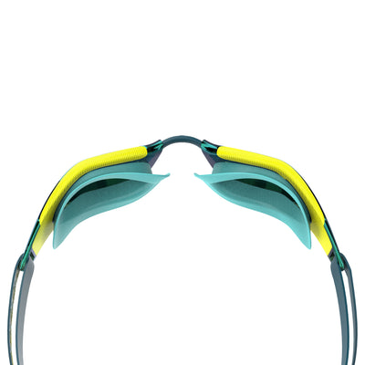 Speedo Fastskin Hyper Elite Mirror Goggles -Yellow Emerald