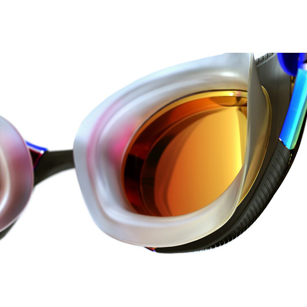 Speedo Fastskin Hyper Elite Mirror Goggles - Black Fire Gold