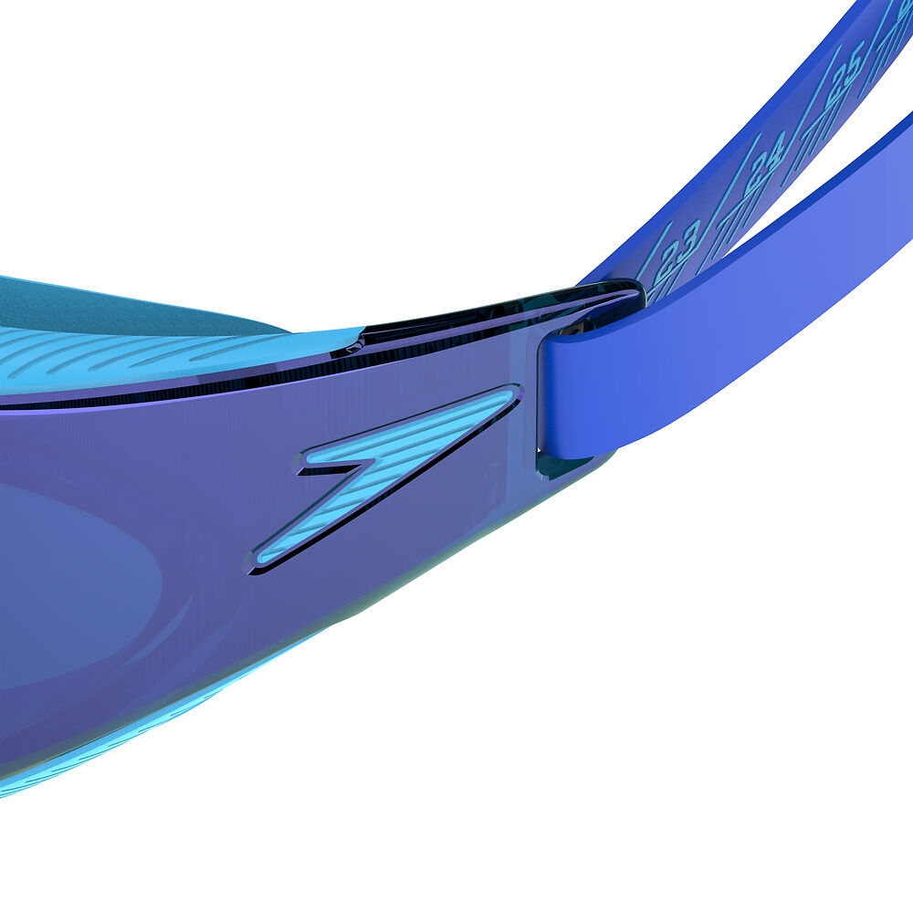 Speedo  Junior Fastskin Hyper Elite Mirror Goggles - Picton Blue / Cobalt