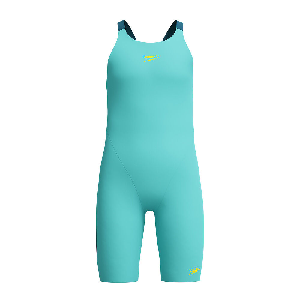 Speedo Girls Fastskin Junior Endurance+ Max Openback Kneeskin-  Arctic Glass