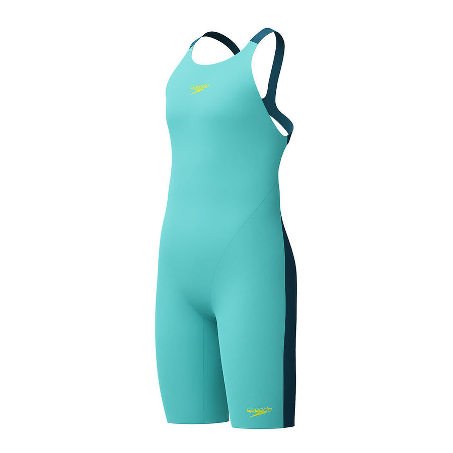 Speedo Girls Fastskin Junior Endurance+ Max Openback Kneeskin-  Arctic Glass