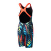 Speedo Girls Fastskin Junior Endurance+ Max Openback Kneeskin-Teal/Blue/Red