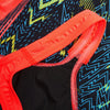 Speedo Girls Fastskin Junior Endurance+ Max Openback Kneeskin-Teal/Blue/Red