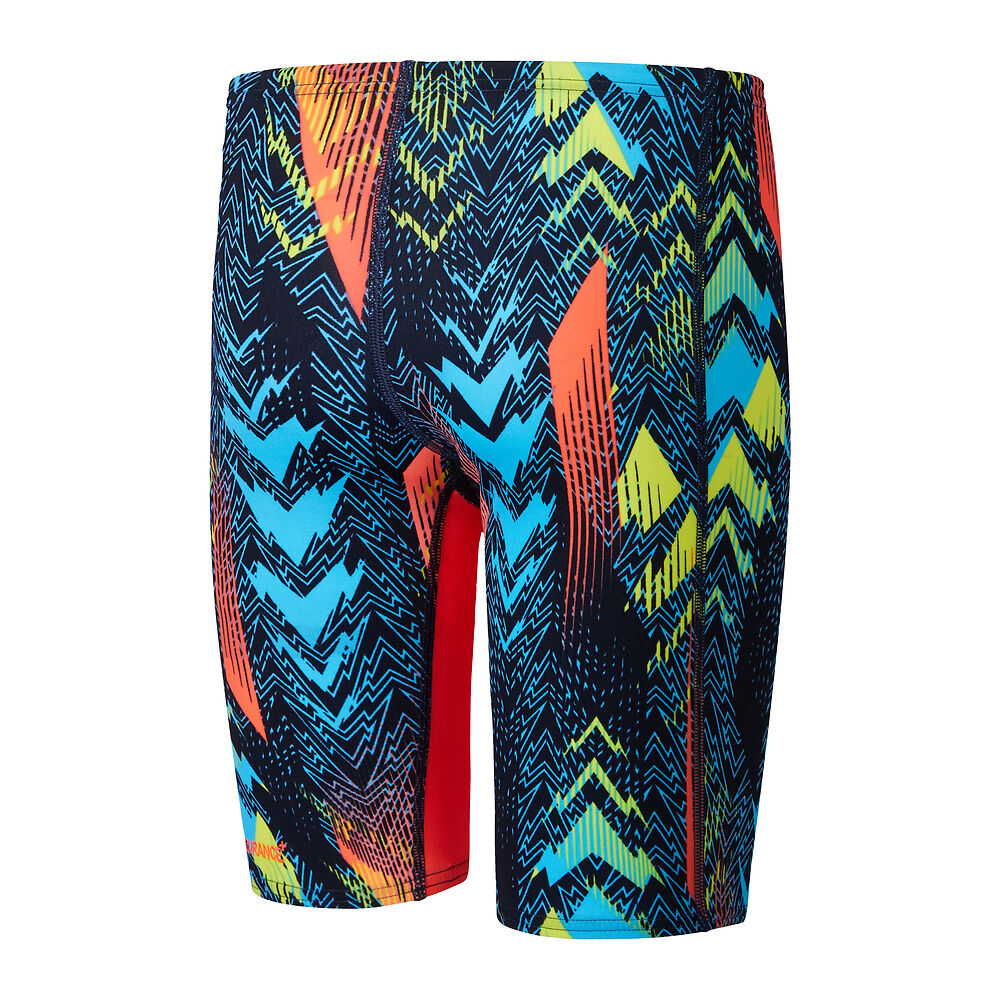 Speedo Junior Boys Fastskin Junior Endurance+Max High Waisted Jammer-Teal/Blue/Red