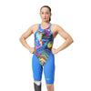 Speedo Womens Fastskin LZR Pure Valor 2.0 Openback -Molten Blur Cobalt