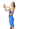 Speedo Womens Fastskin LZR Pure Valor 2.0 Openback -Molten Blur Cobalt