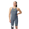 Speedo Womens Fastskin LZR Pure Valor 2.0 Openback  - Grey Blue