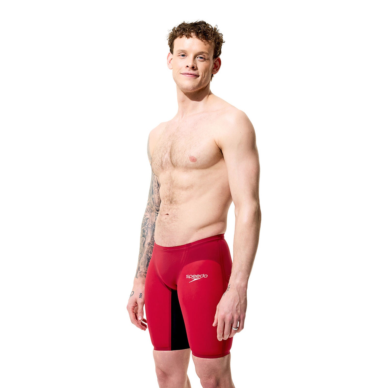 Speedo Mens Fastskin LZR Pure Valor Jammer 2.0 - Regal Red/Black