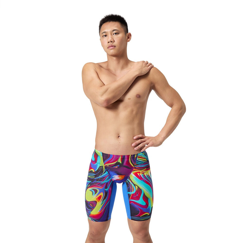 Speedo Mens Fastskin LZR Pure Valor Jammer 2.0 - Molten  Blur Cobalt