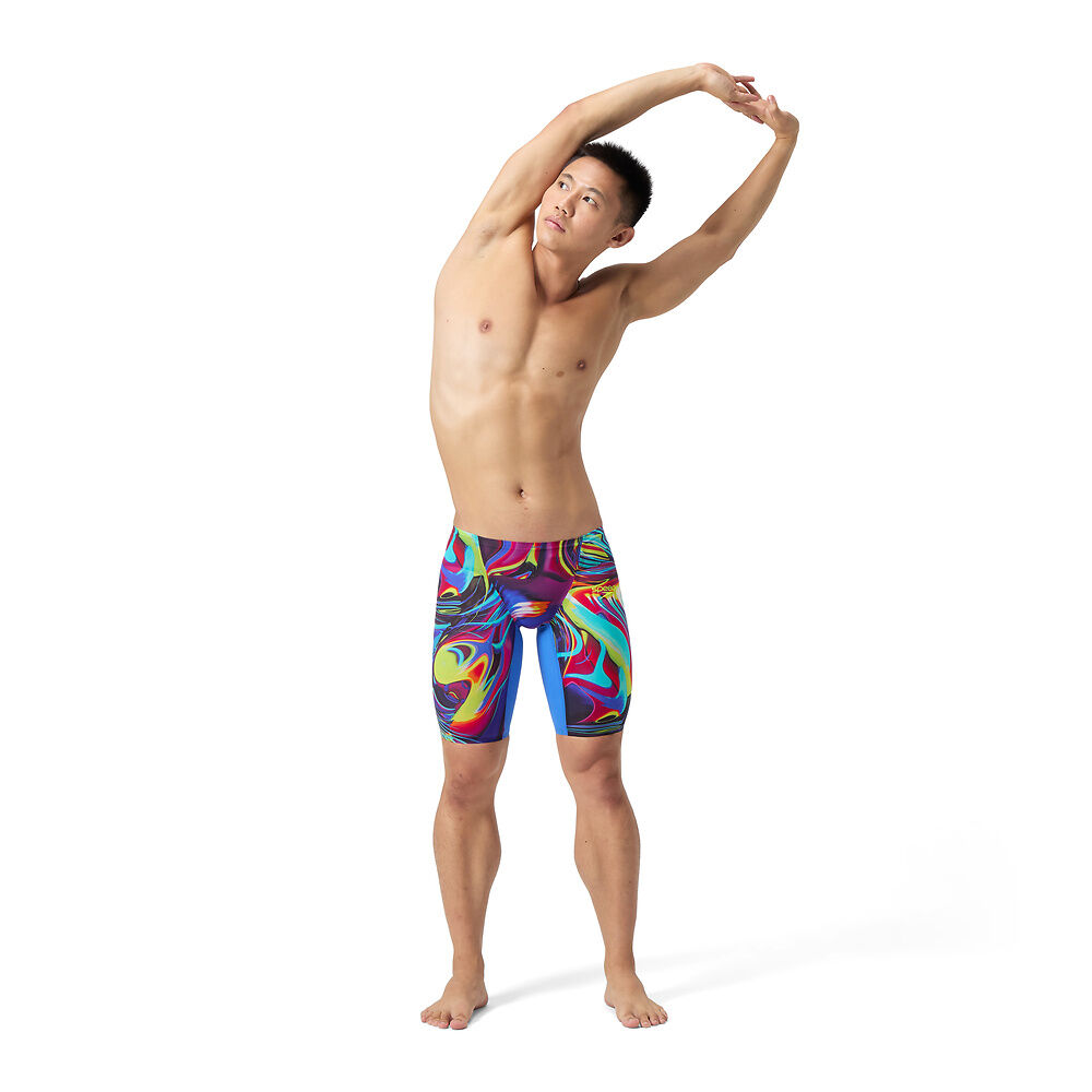 Speedo Mens Fastskin LZR Pure Valor Jammer 2.0 - Molten  Blur Cobalt