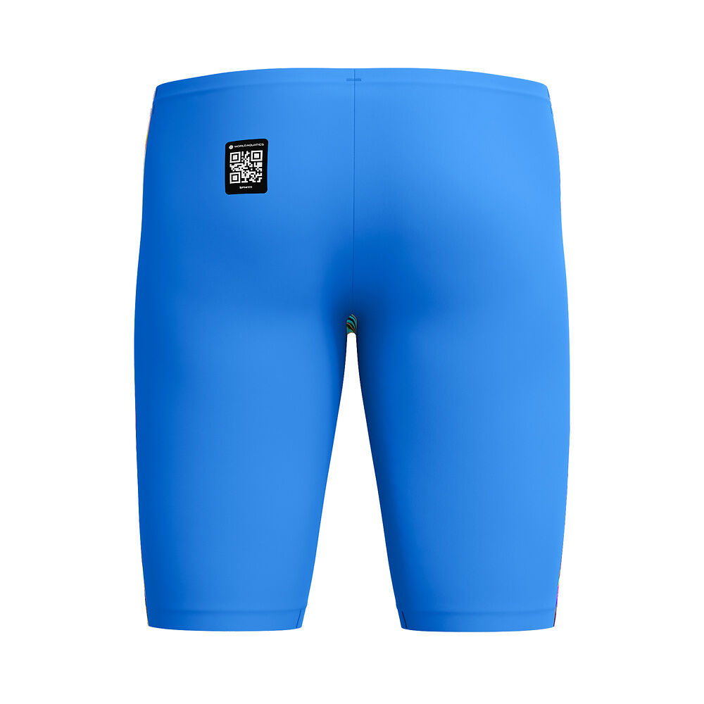 Speedo Mens Fastskin LZR Pure Valor Jammer 2.0 - Molten  Blur Cobalt