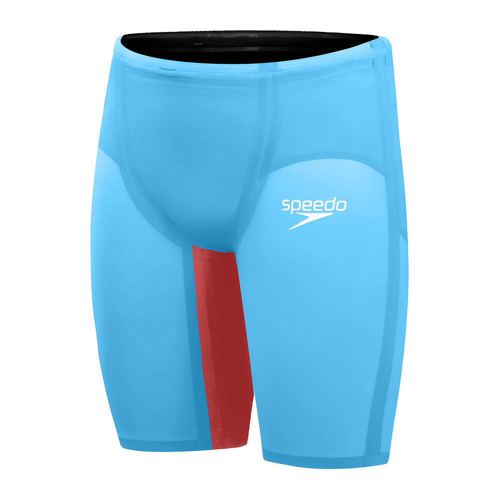 Speedo Mens Fastskin LZR Pure Valor Jammer 2.0 - Picton Blue/Flame Red