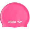 Arena Junior Classic Silicone Cap - Hot Pink