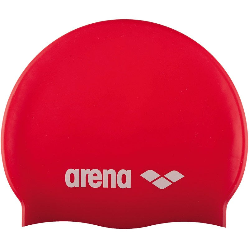 Arena Junior Classic Silicone Cap - Red