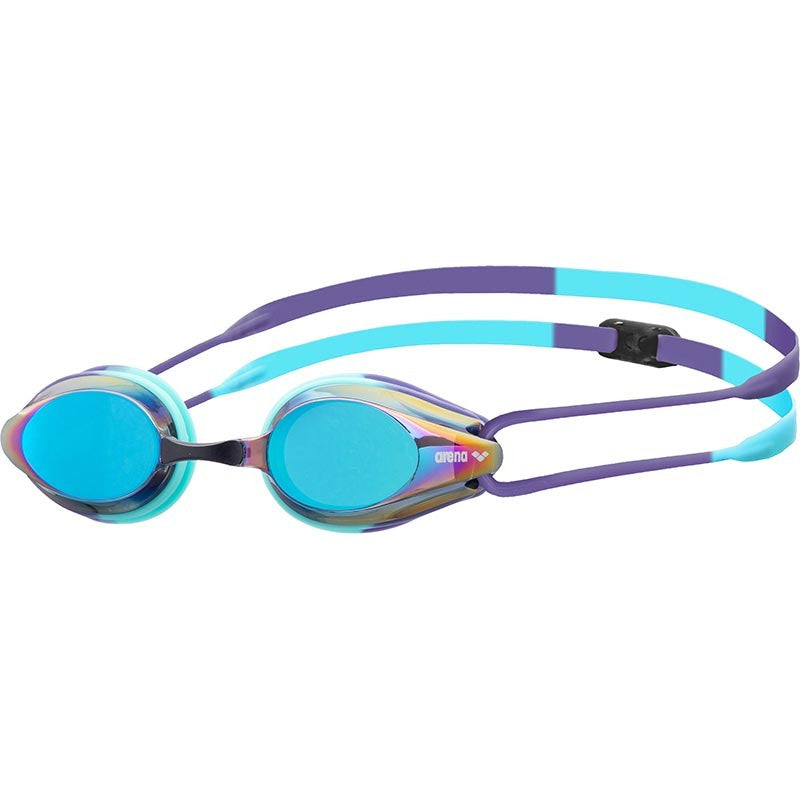 Arena Tracks Mirror Goggles - Turquoise Violet