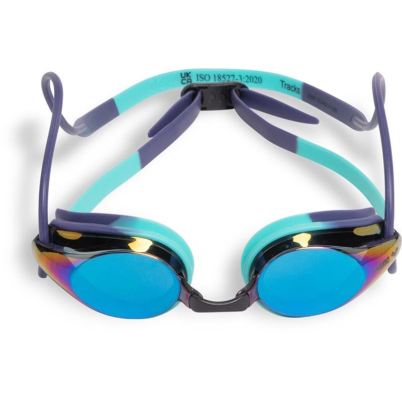 Arena Tracks Mirror Goggles - Turquoise Violet