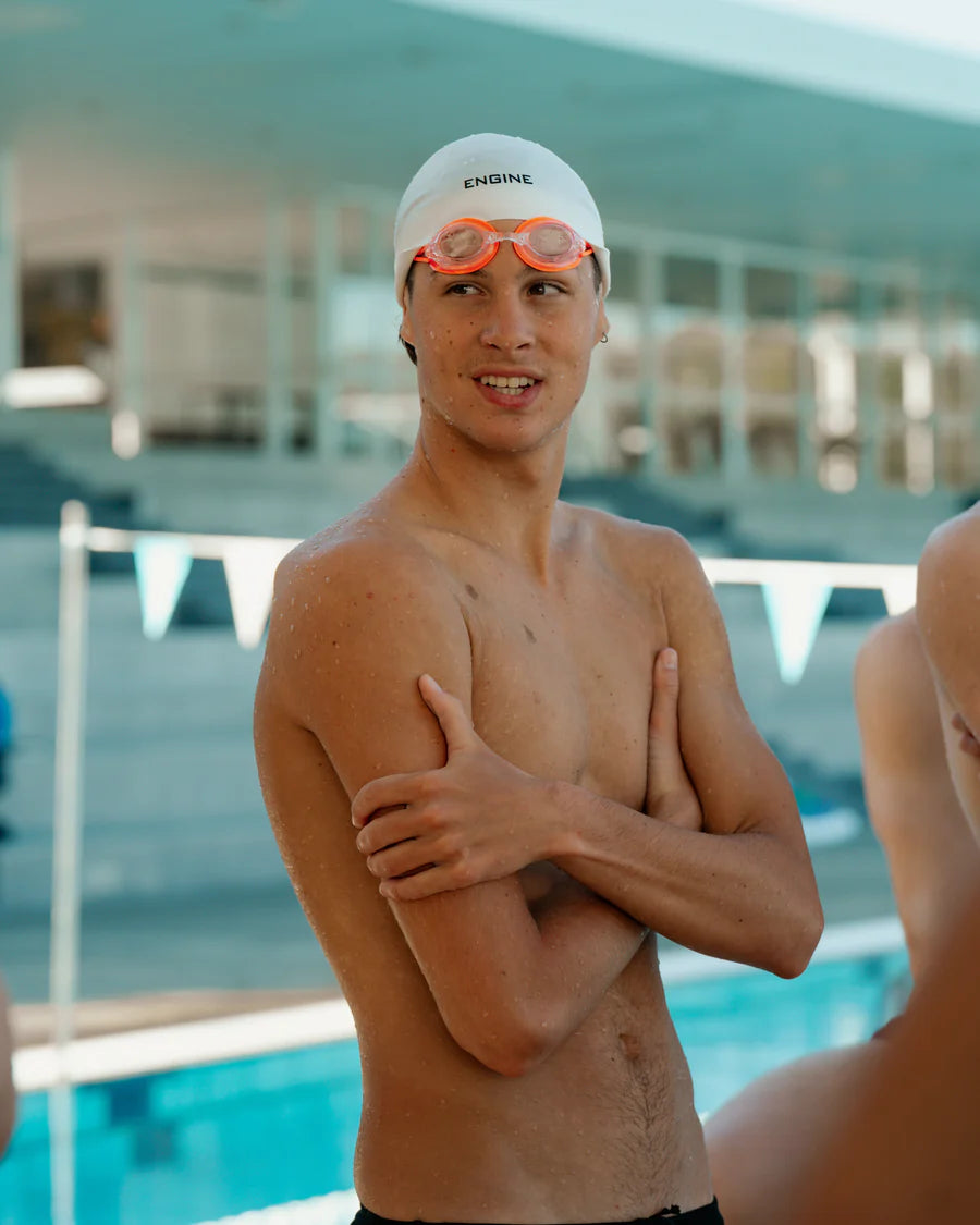 Engine Weapon Goggles - Clear Orange