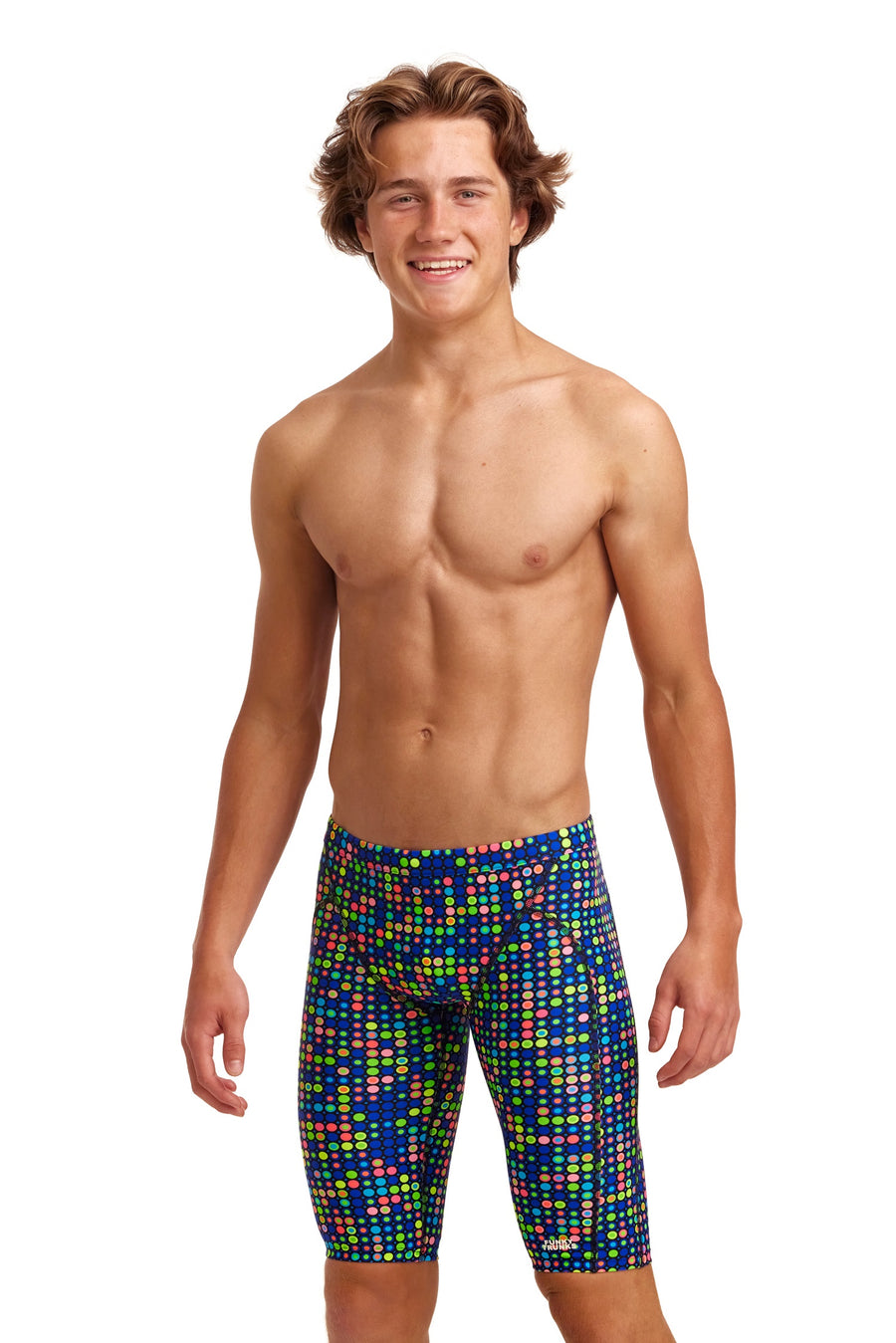 Funky Trunks Mens Training Jammers-Dial A Dot