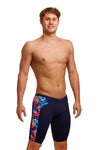 Funky Trunks Mens Training Jammers-Saw Sea