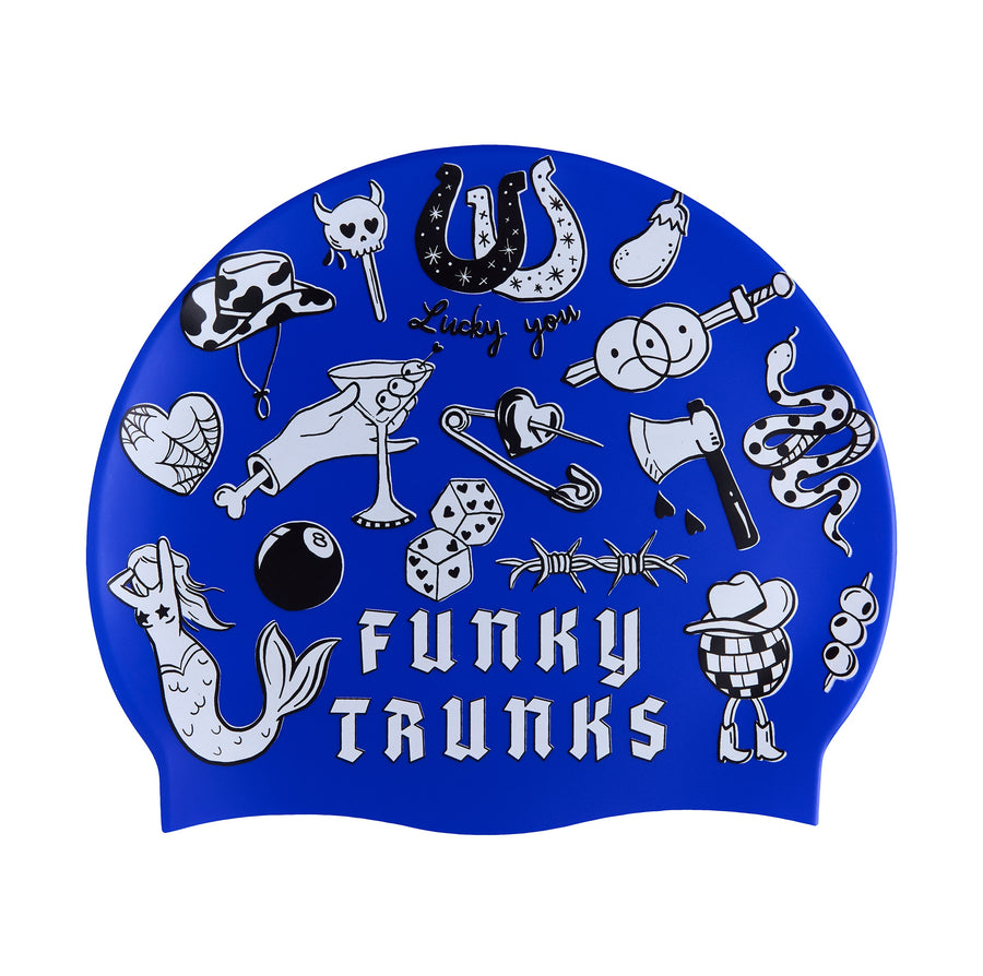 Funky Swimming Cap- Scratchy