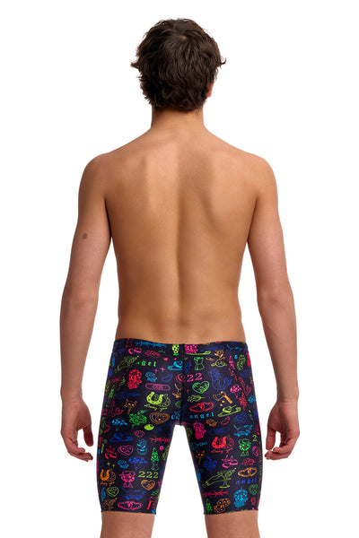Funky Trunks Boys Training Jammers - Doodles