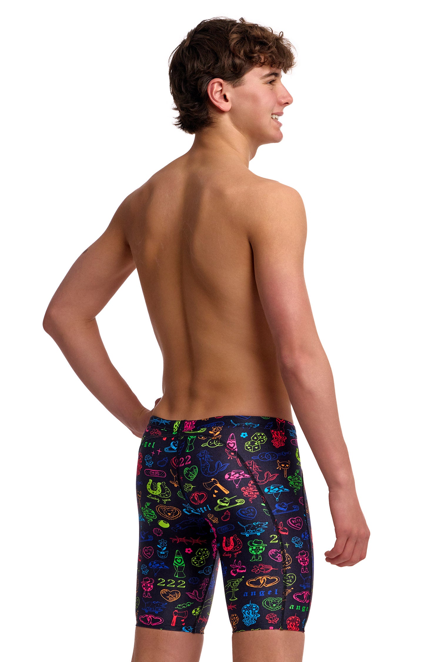 Funky Trunks Boys Training Jammers - Doodles