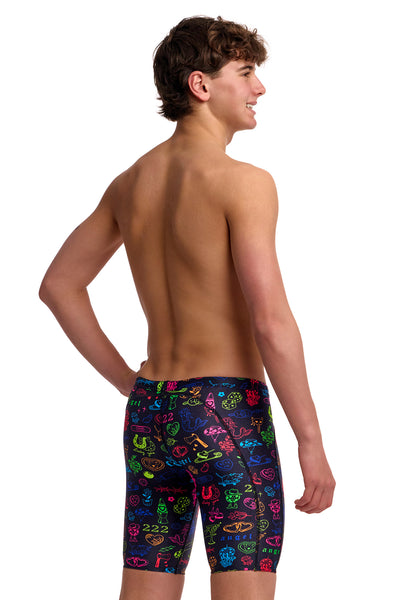 Funky Trunks Boys Training Jammers - Doodles