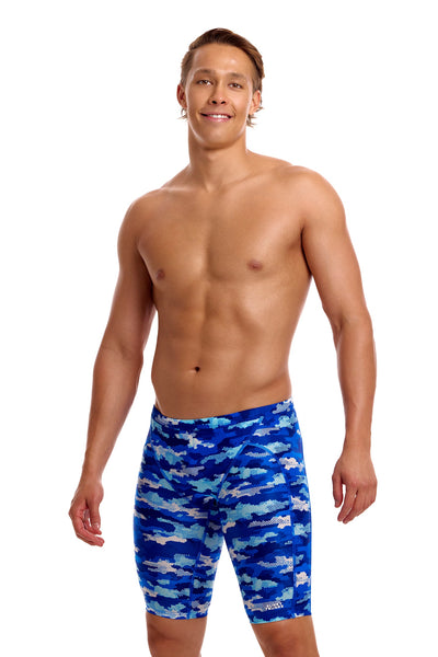 Funky Trunks Mens Training Jammers - Clean Marine