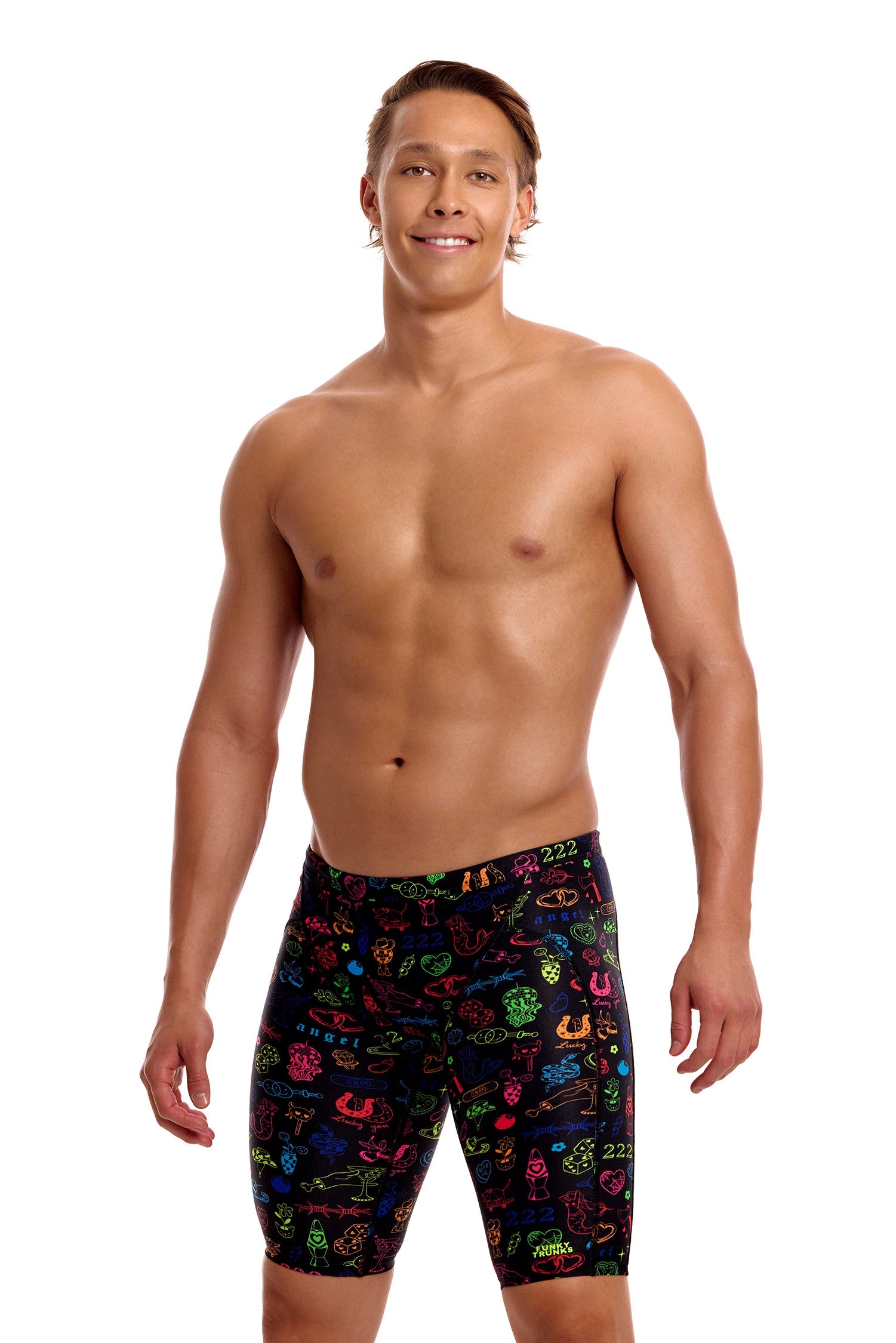 Funky Trunks Mens Training Jammers - Doodles