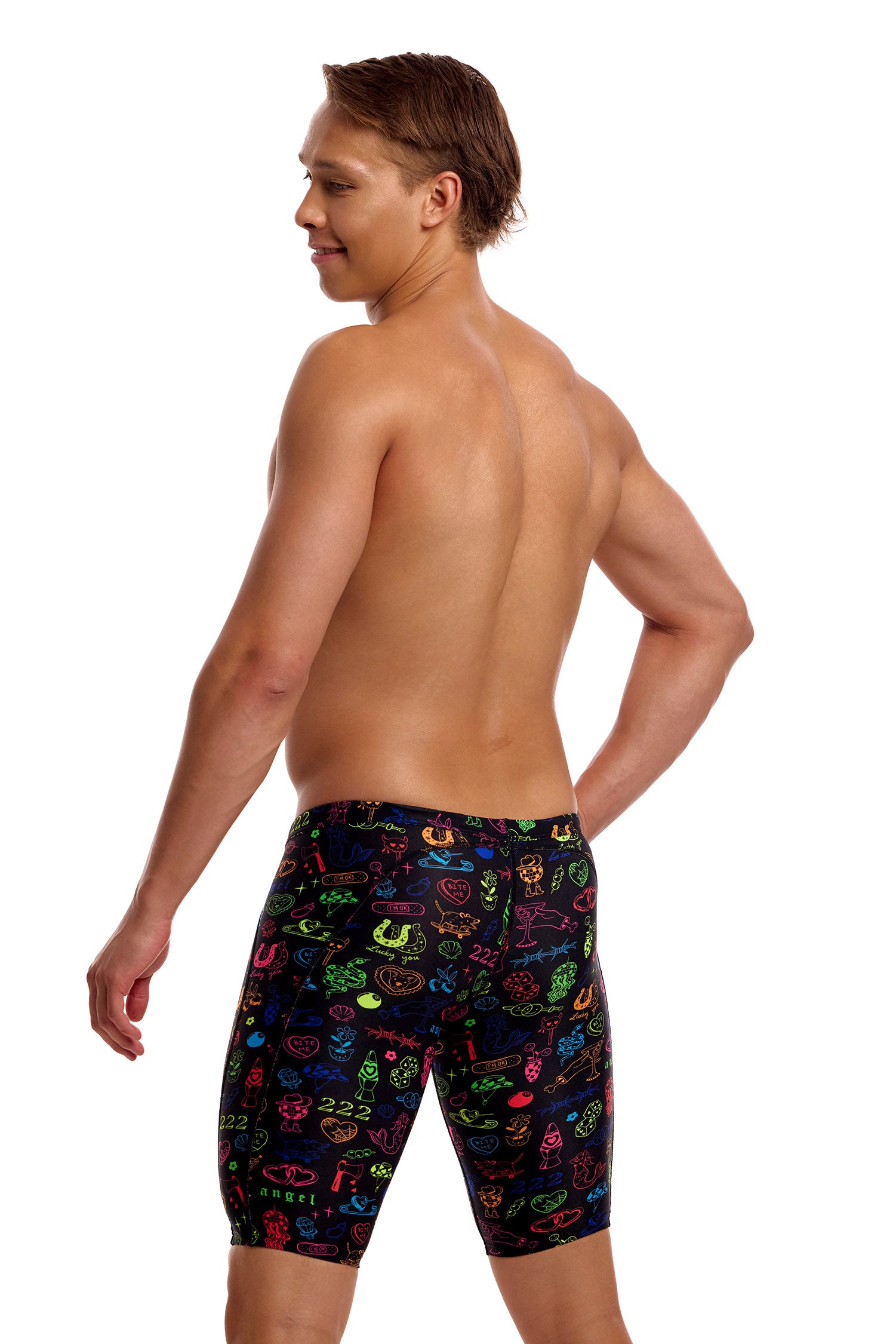 Funky Trunks Mens Training Jammers - Doodles