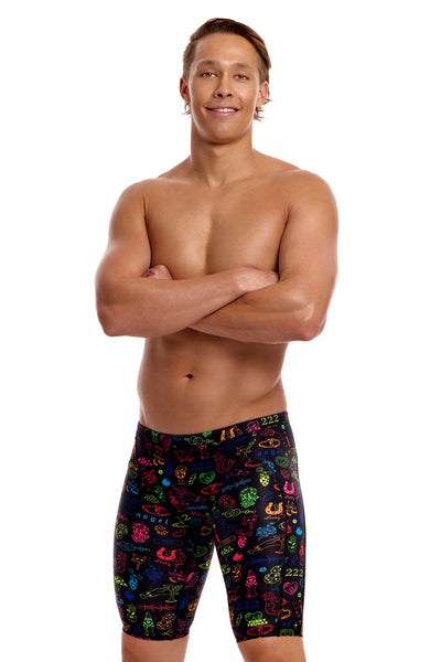 Funky Trunks Mens Training Jammers - Doodles