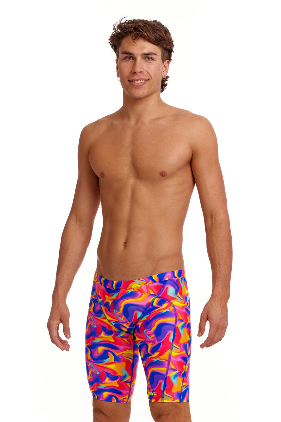 Funky Trunks Mens Training Jammers - Summer Swirl