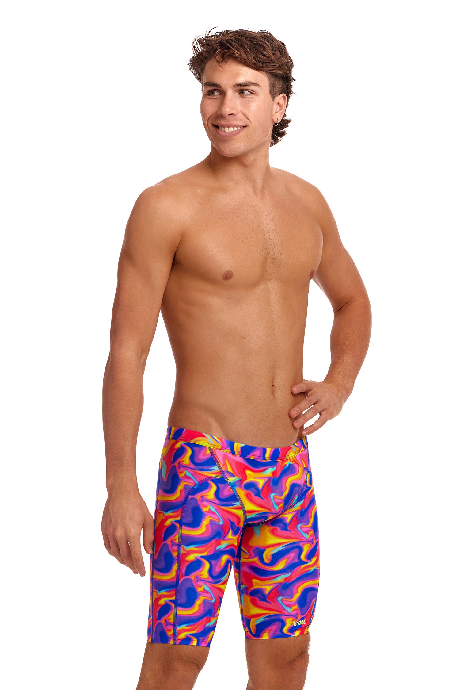 Funky Trunks Mens Training Jammers - Summer Swirl
