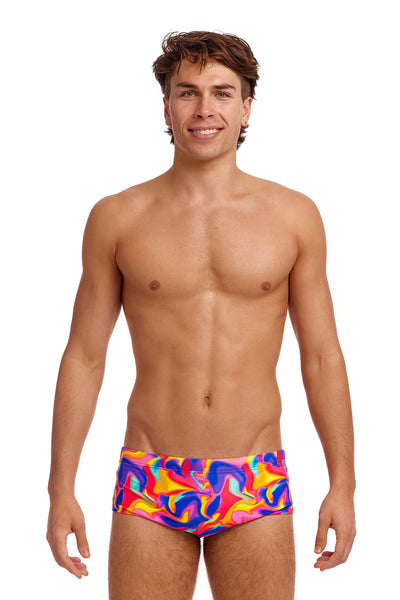 Funky Trunks Mens Sidewinder Trunks - Summer Swirl