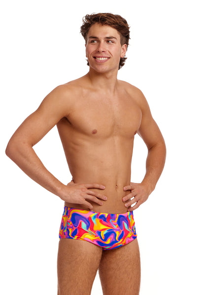 Funky Trunks Mens Sidewinder Trunks - Summer Swirl