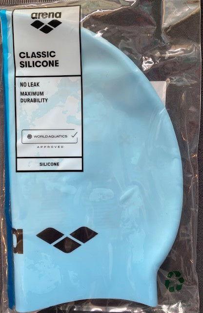 Arena Classic Silicone Cap - Pastel Blue