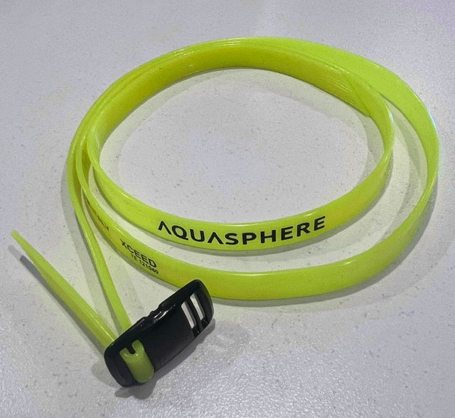 Aquasphere Xceed Goggle Strap - yellow