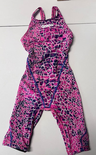 Arena Womens Powerskin St Next Open Back - Snake Pink - Limited ED