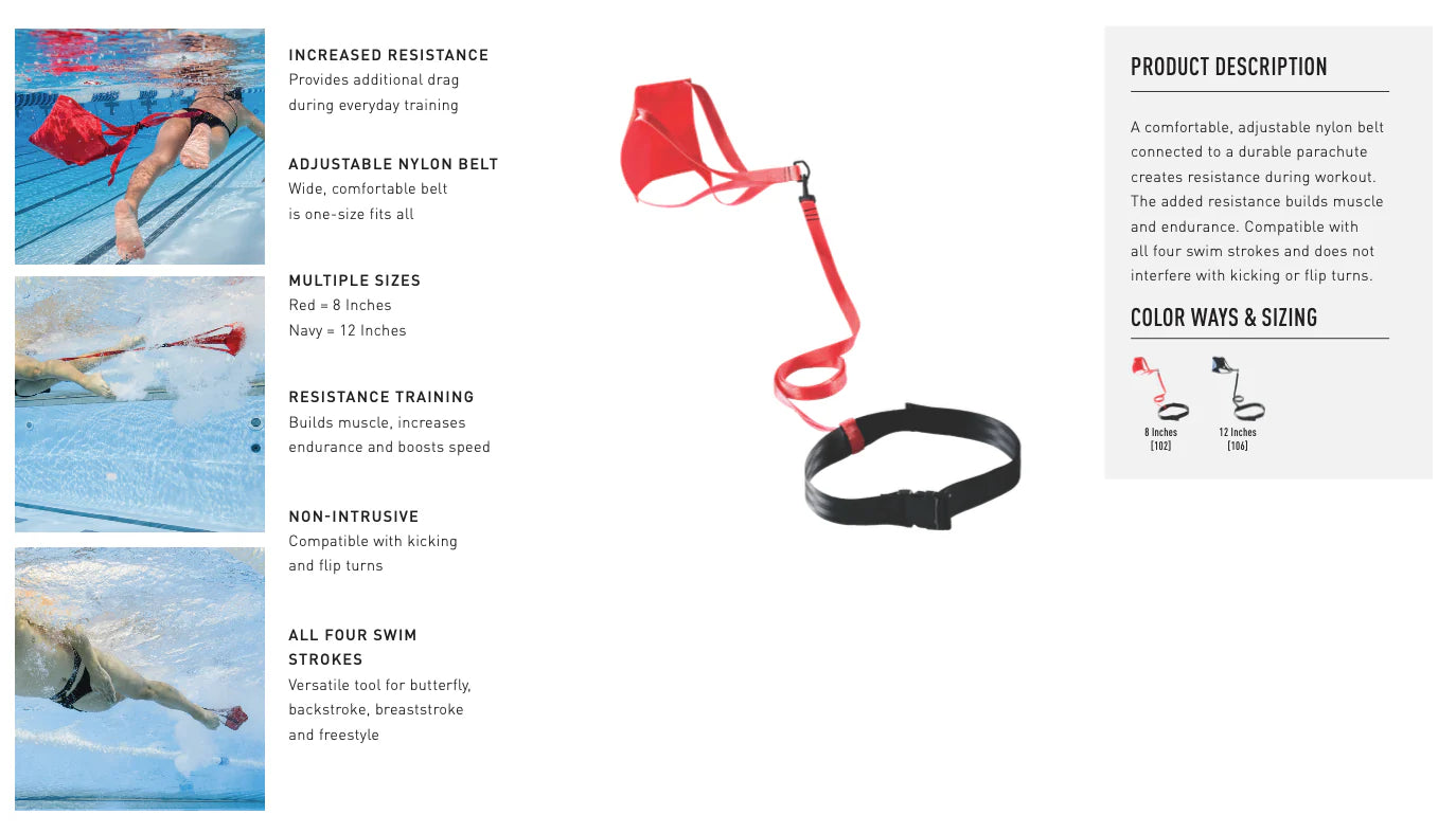 Finis Swim Parachute - 12 Inch (Navy)