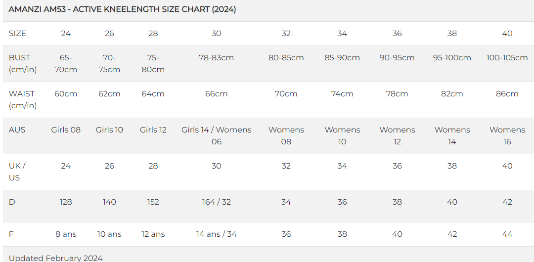 Amanzi Girls Kneelength - Luminaria